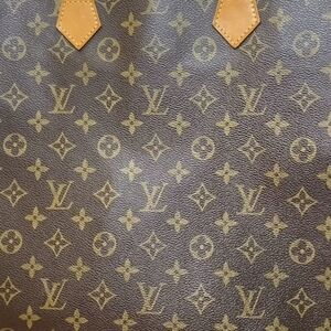 Louis Vuitton Brown Monogram Canvas Sac Plat Tote